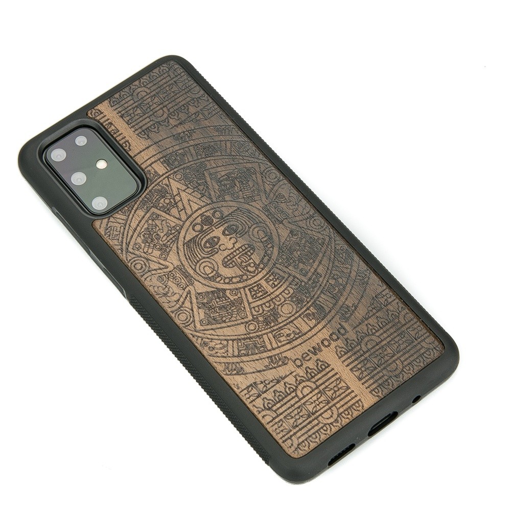 Samsung Galaxy S20 Plus Aztec Calendar Ziricote Wood Case