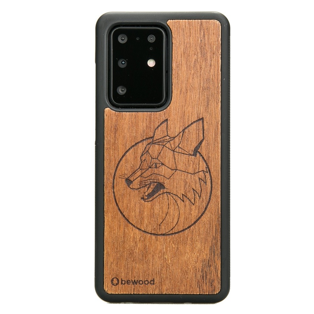 Samsung Galaxy S20 Ultra Fox Merbau Wood Case