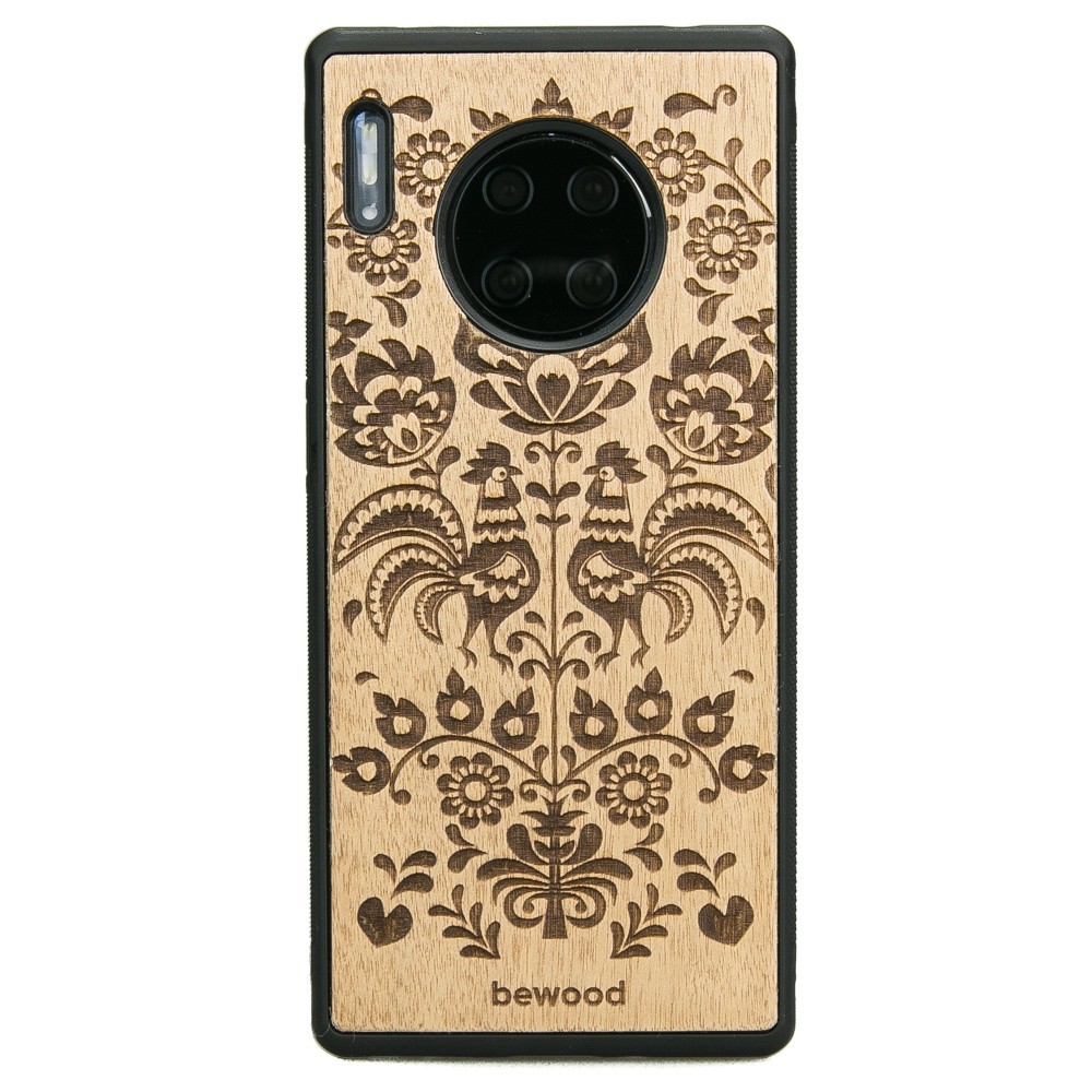 Huawei Mate 30 Pro Polski Folk Anigre Wood Case