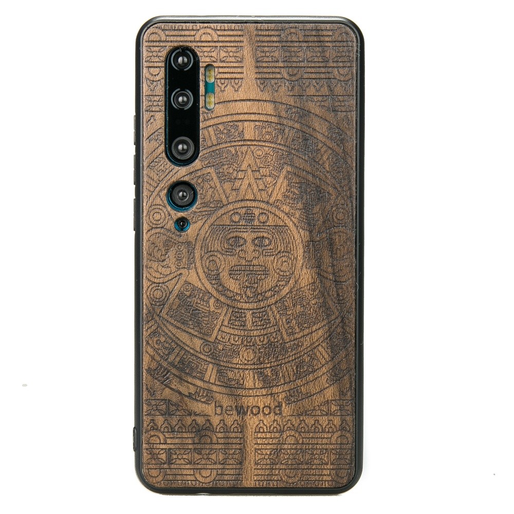 Drewniane Etui Xiaomi Mi Note 10 / 10 Pro KALENDARZ AZTECKI ZIRICOTE