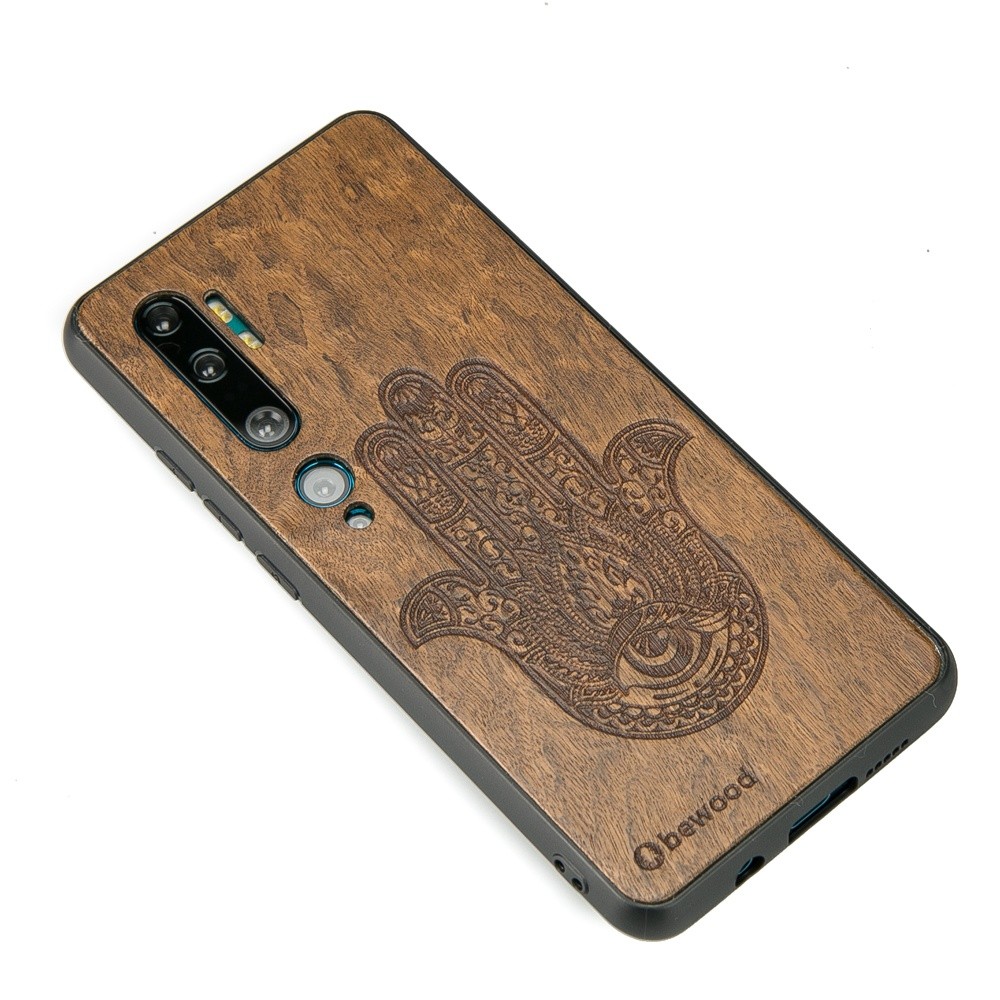 Drewniane Etui Xiaomi Mi Note 10 / 10 Pro HAMSA IMBUIA