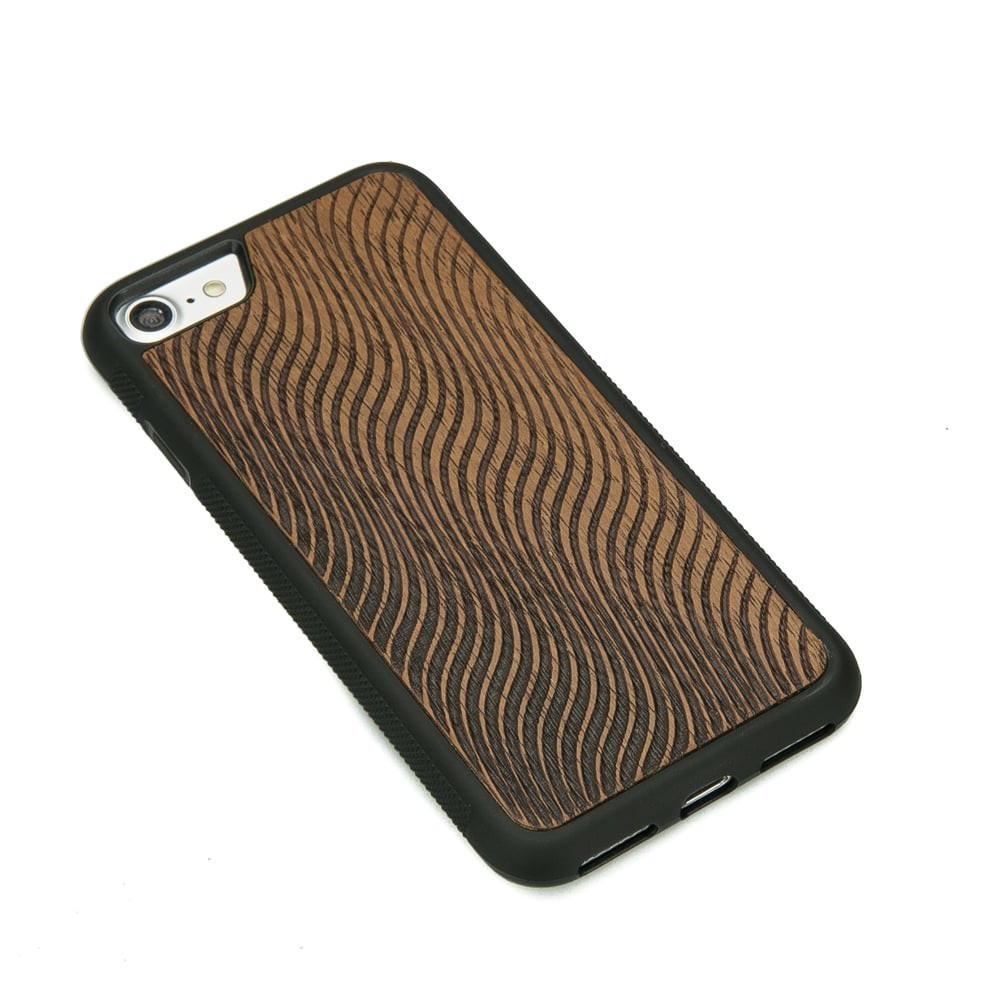 Apple iPhone SE 2020 Waves Merbau Wood Case