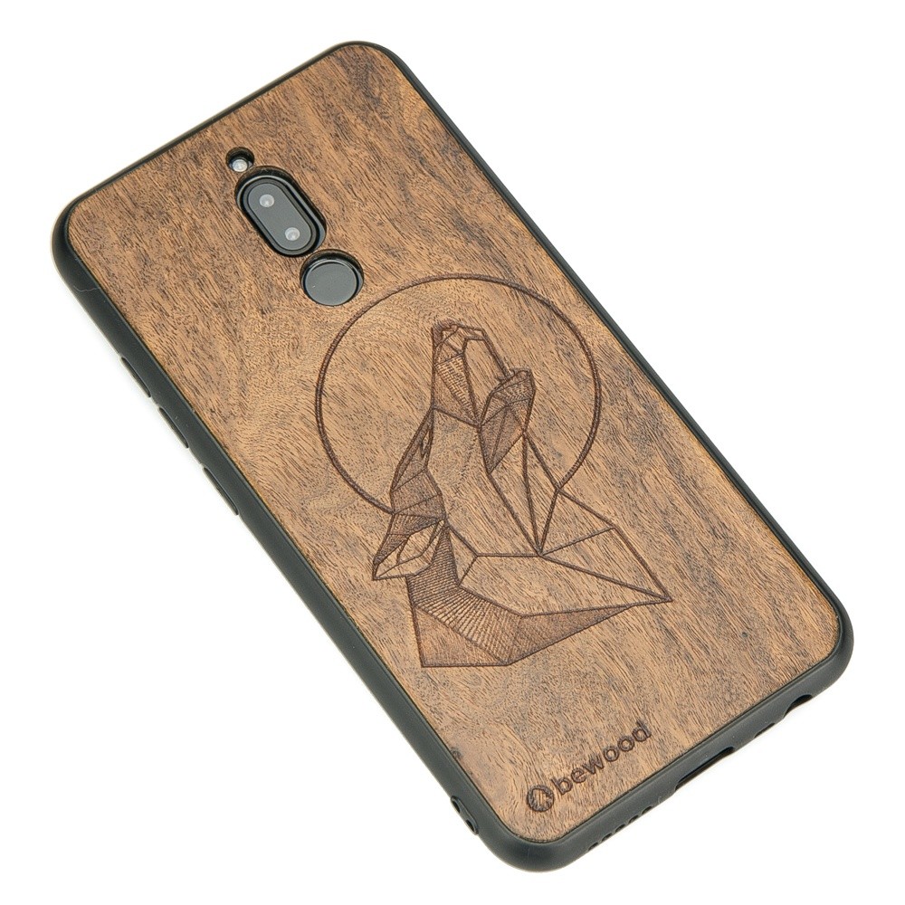 Xiaomi Redmi 8 Wolf Imbuia Wood Case