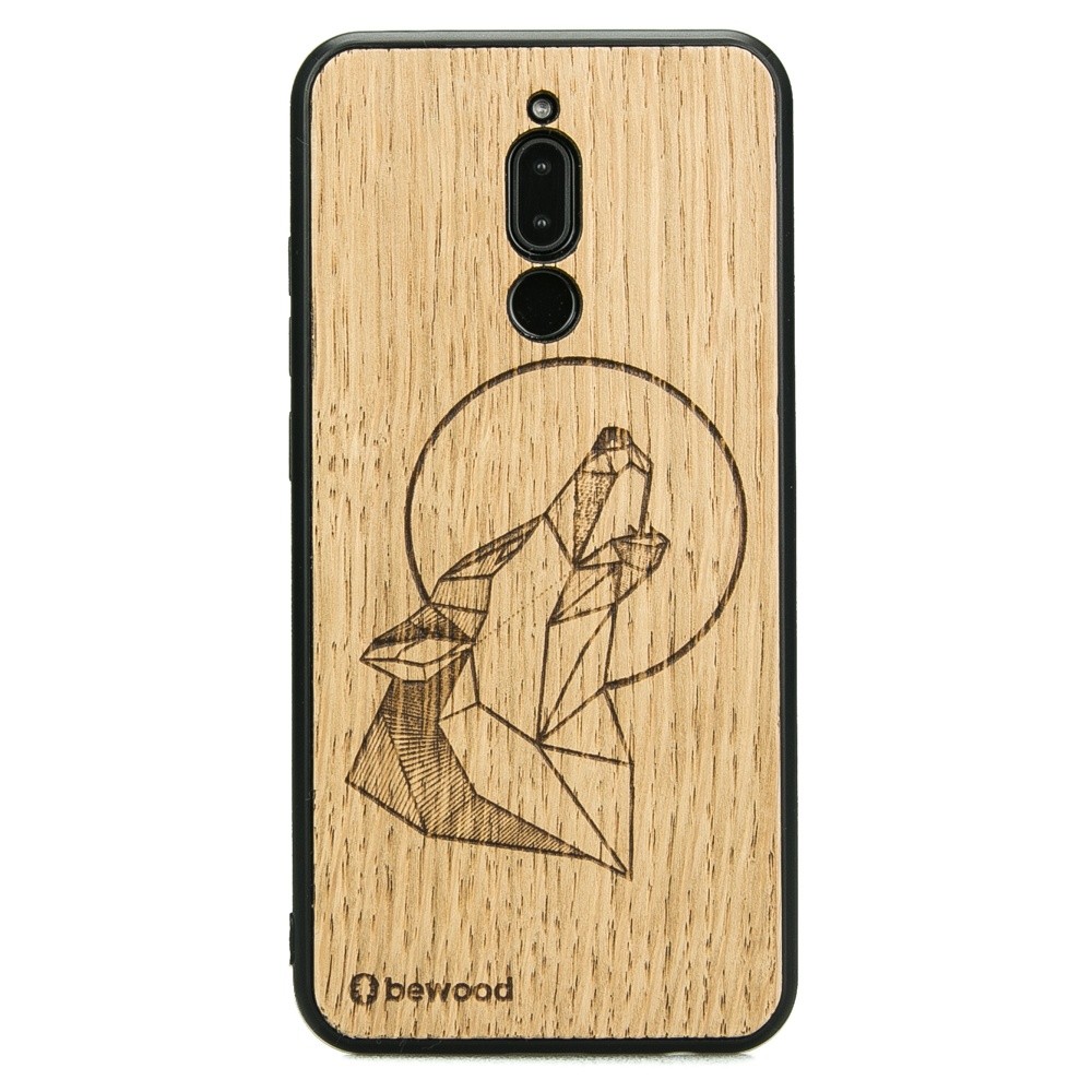 Xiaomi Redmi 8 Wolf Oak Wood Case (1)