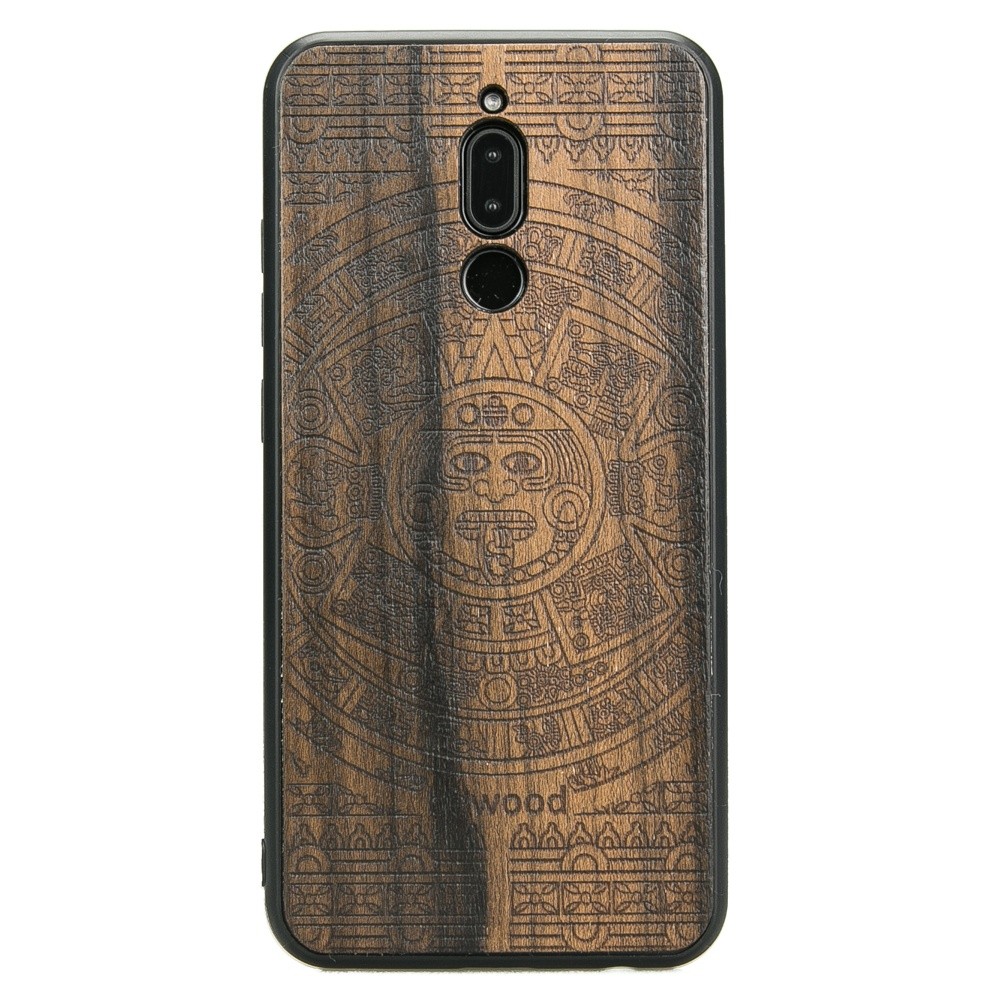 Xiaomi Redmi 8 Aztec Calendar Ziricote Wood Case
