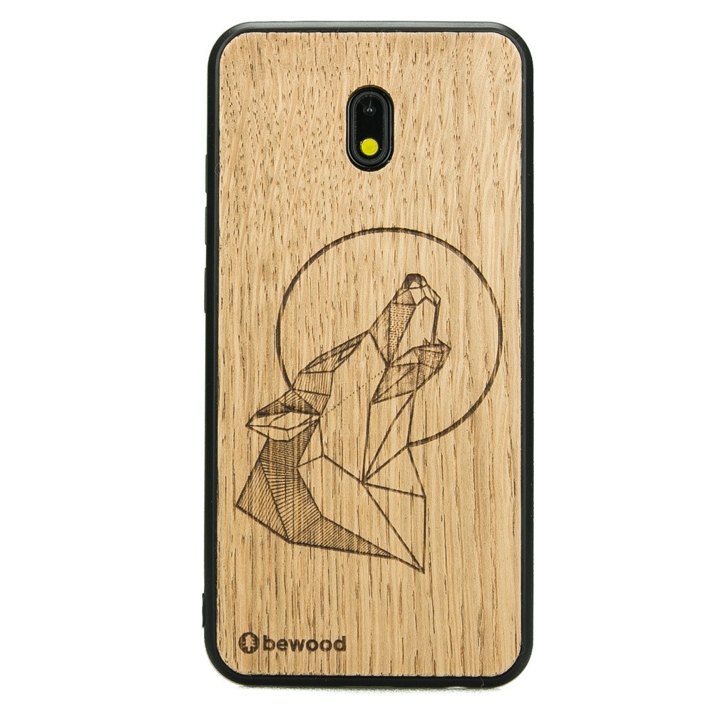 Xiaomi Redmi 8A Wolf Oak Wood Case