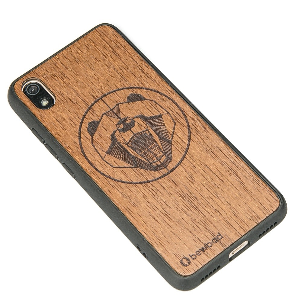 Xiaomi Redmi 7A Bear Merbau Wood Case