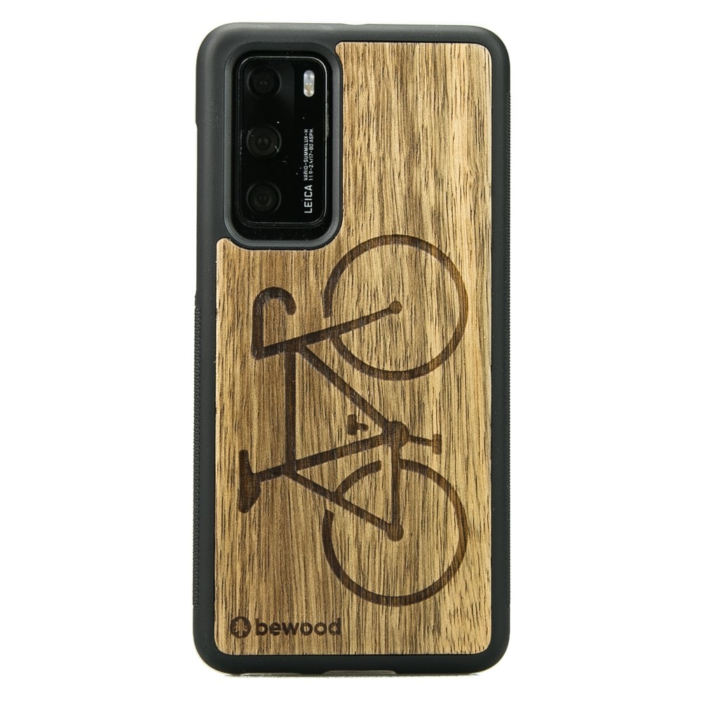 Huawei P40 Bike Frake Wood Case