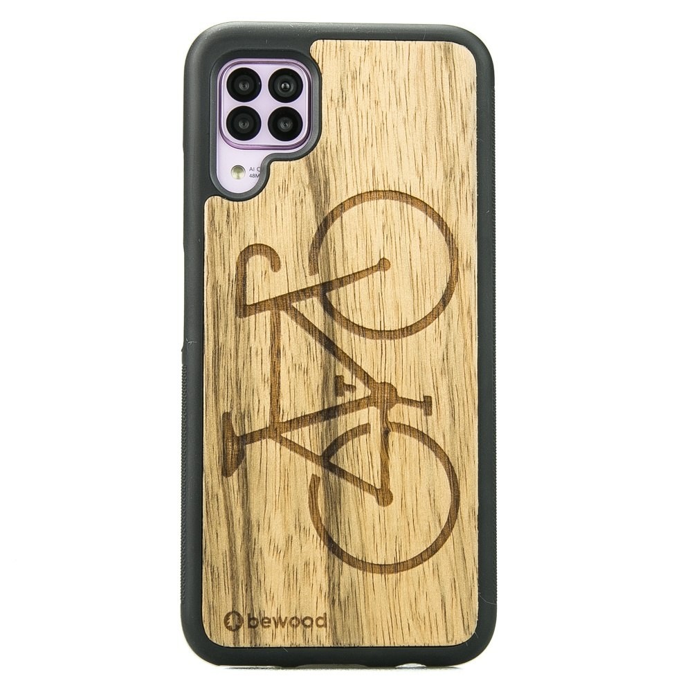 Huawei P40 Lite Bike Frake Wood Case