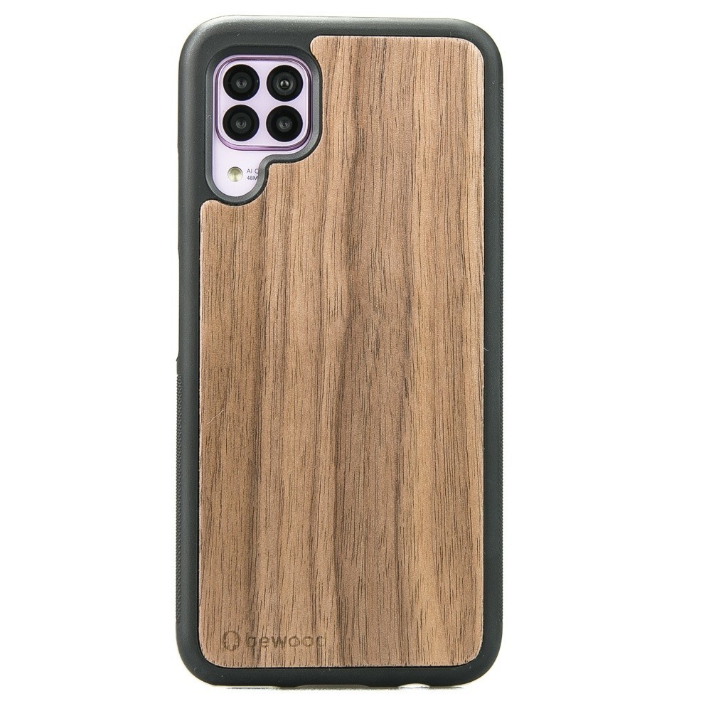 Huawei P40 Lite American Walnut Wood Case