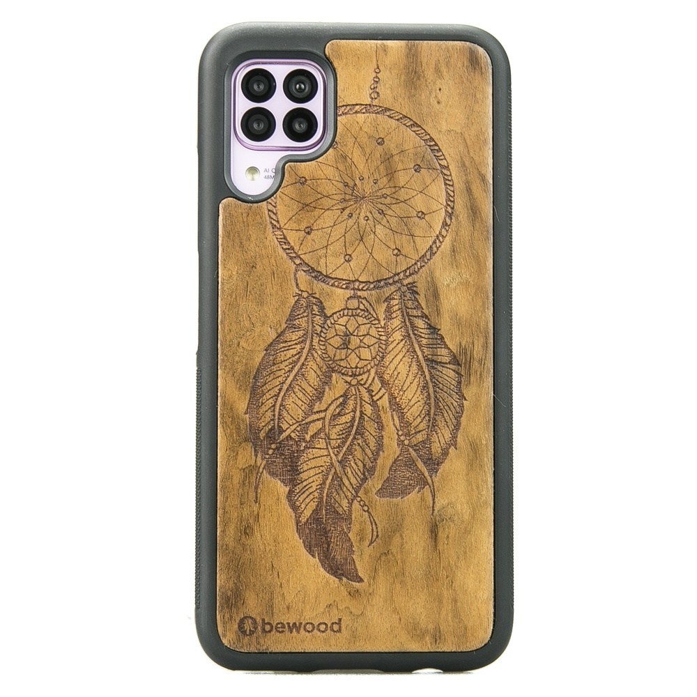 Huawei P40 Lite Dreamcatcher Imbuia Wood Case