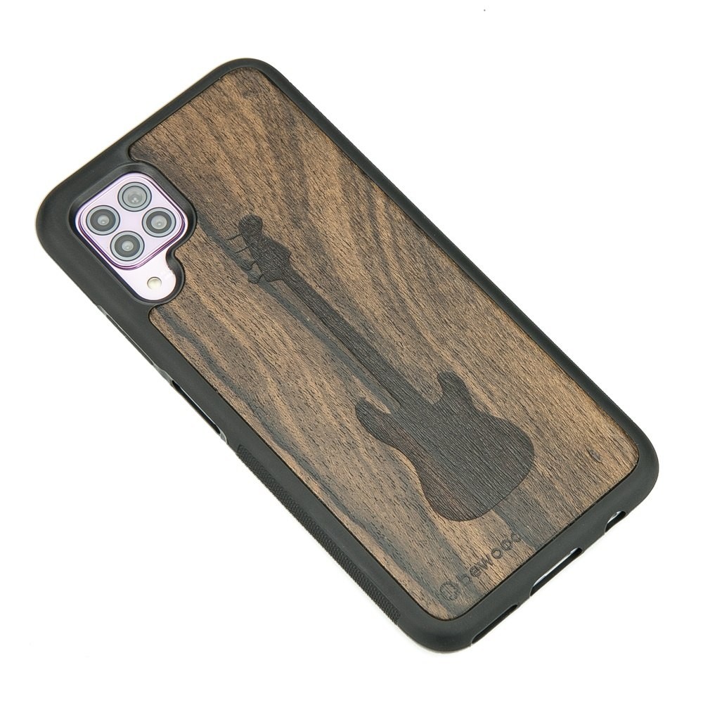 Drewniane Etui Huawei P40 Lite GITARA ZIRICOTE