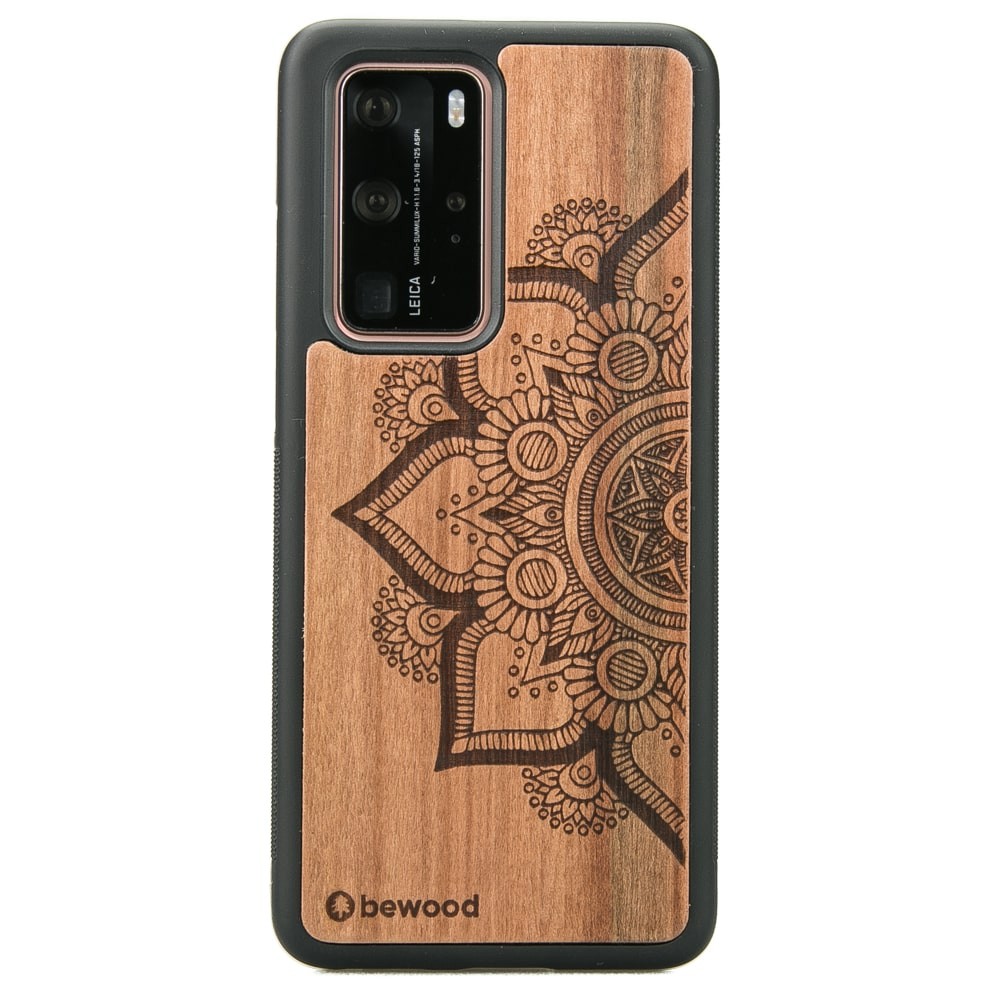 Drewniane Etui Huawei P40 Pro MANDALA JABŁOŃ