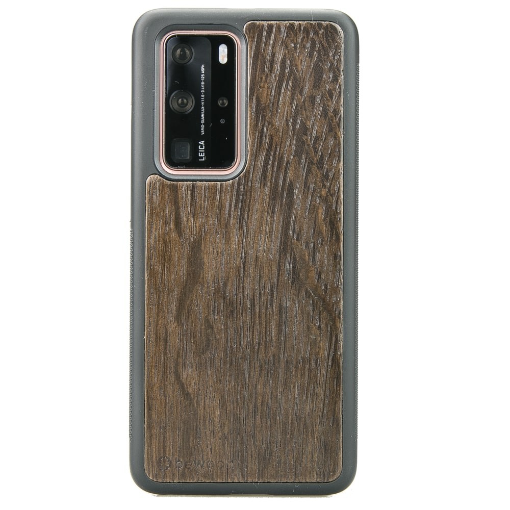 Huawei P40 Pro Smoked Oak Wood Case