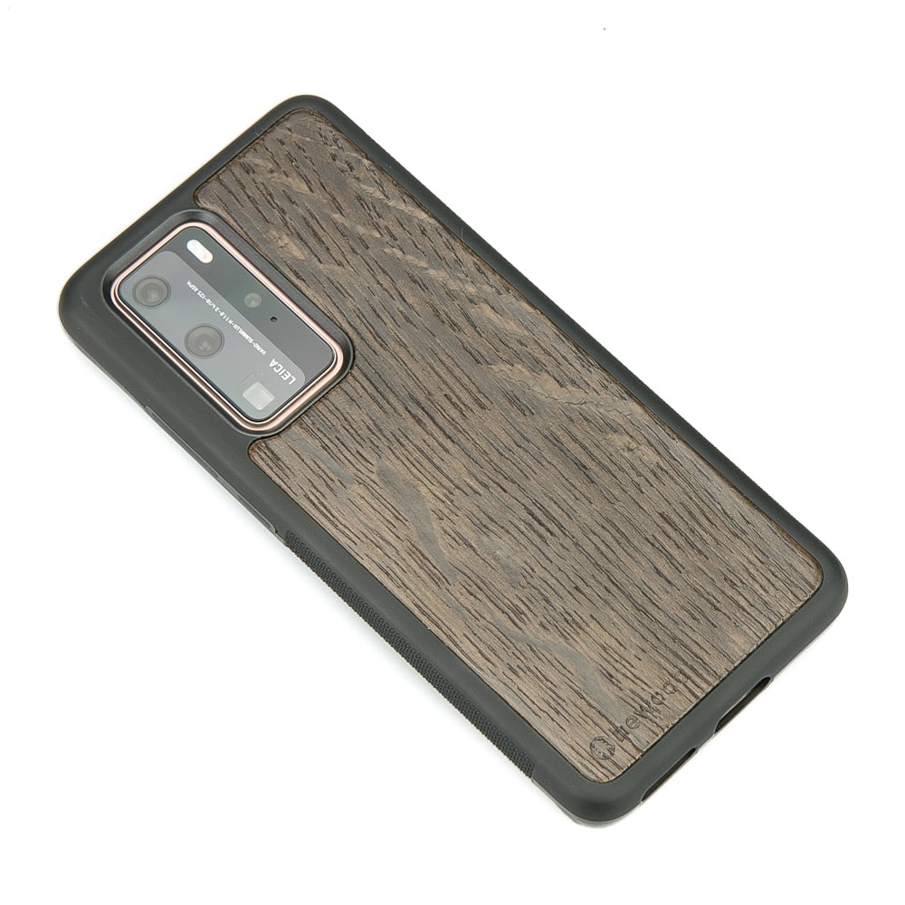 Huawei P40 Pro Smoked Oak Wood Case