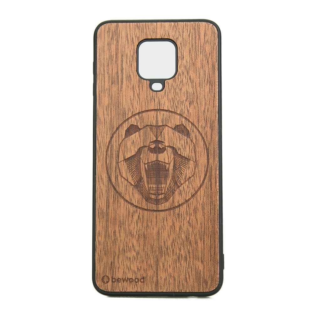 Xiaomi Redmi Note 9s/Pro/Pro Max Bear Merbau Wood Case