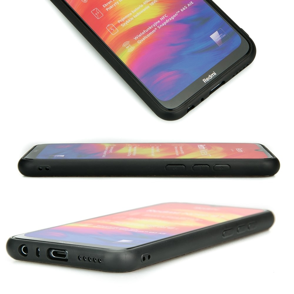 Drewniane Etui Xiaomi Redmi Note 8T JELEŃ IMBUIA