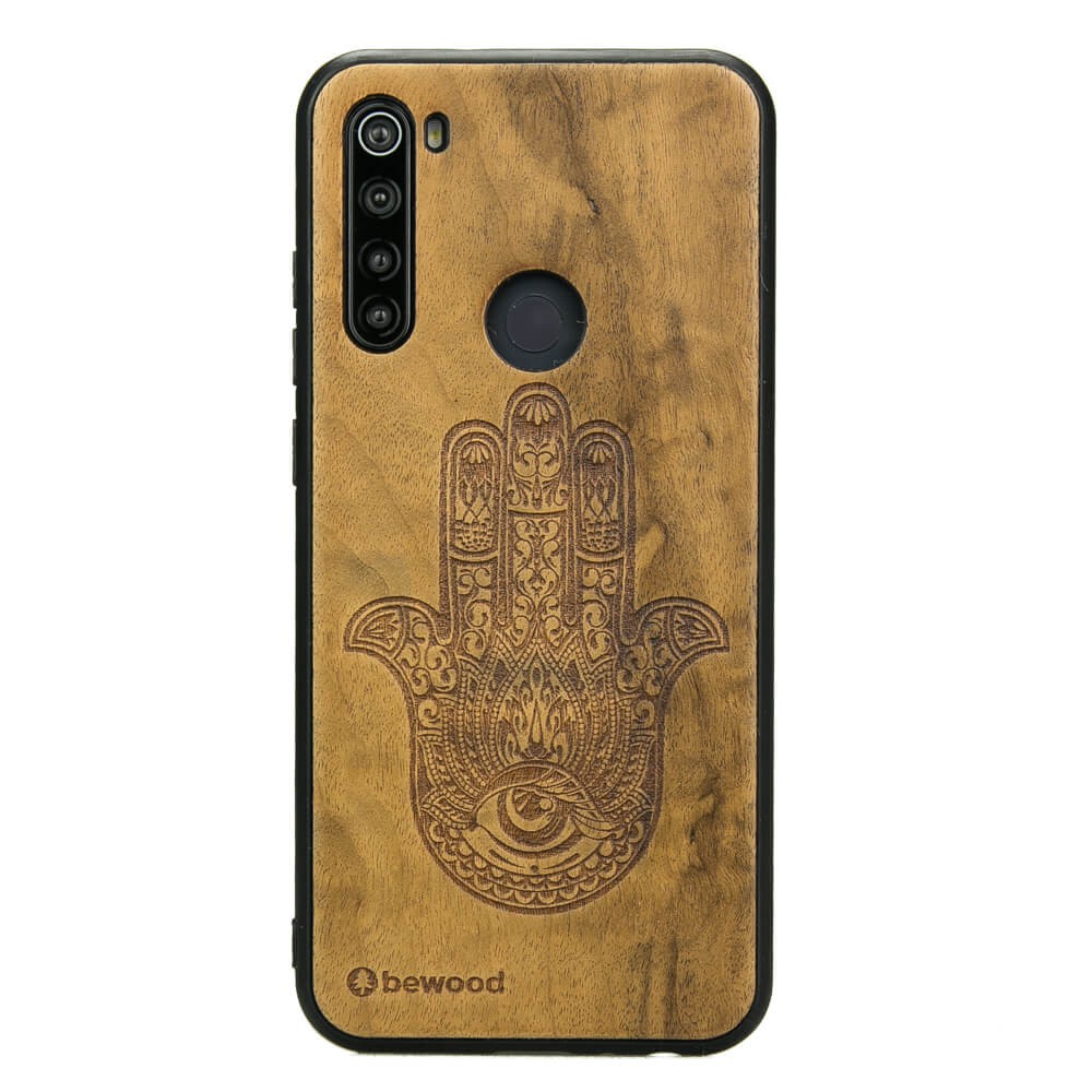 Drewniane Etui Xiaomi Redmi Note 8T HAMSA IMBUIA