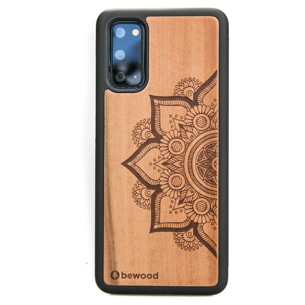 Samsung Galaxy S20 Mandala Apple Tree Wood Case