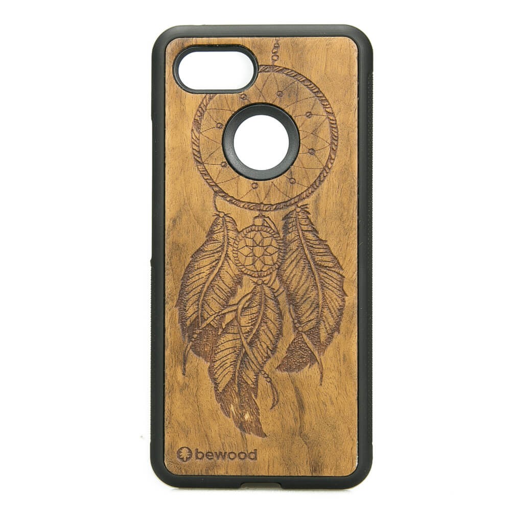 Google Pixel 3 Dreamcatcher Imbuia Wood Case