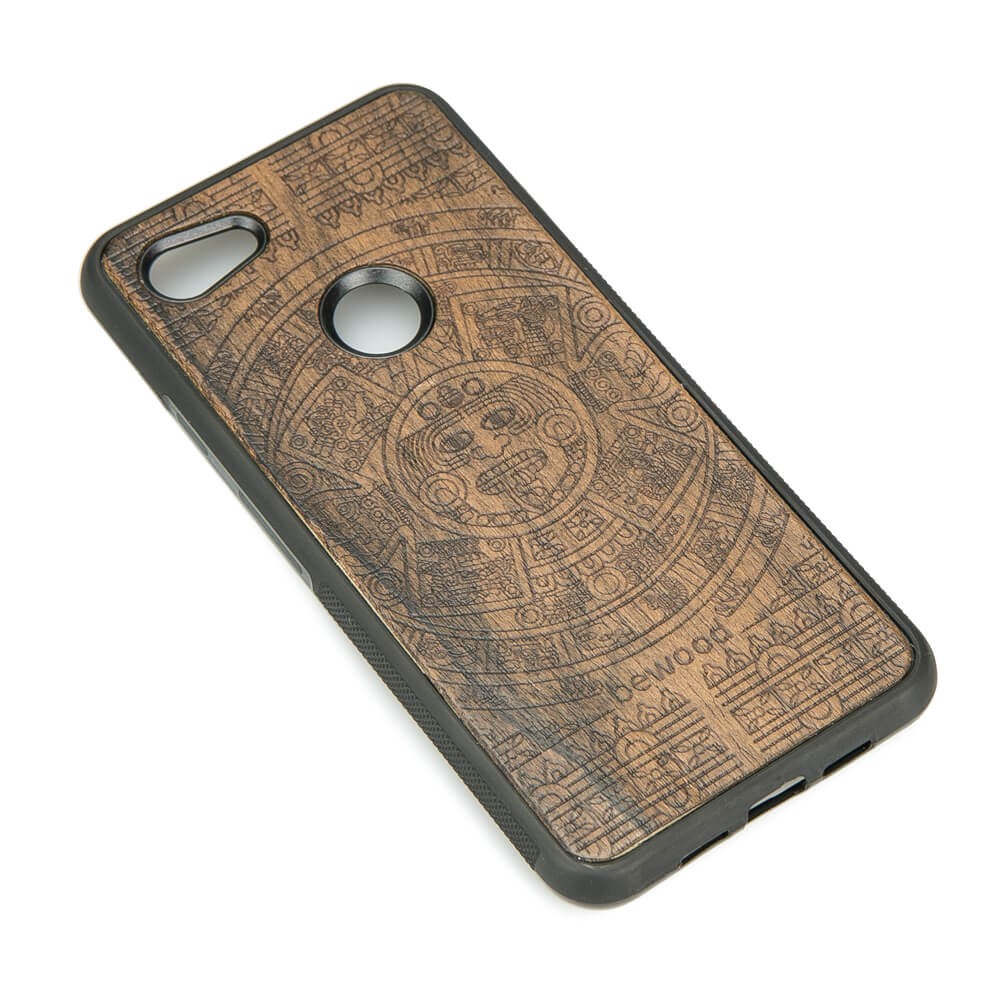 Google Pixel 3A Aztec Calendar Ziricote Wood Case