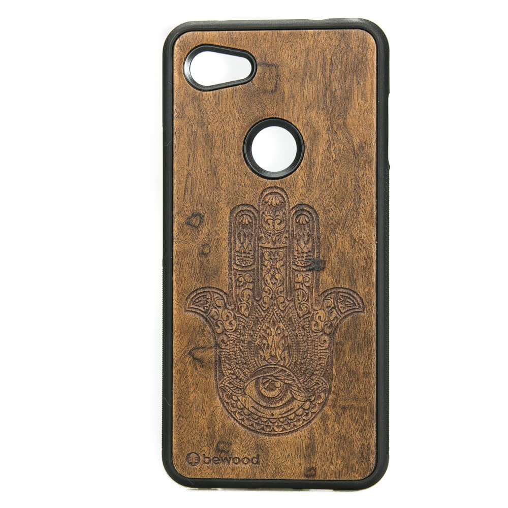 Drewniane Etui Google Pixel 3A HAMSA IMBUIA