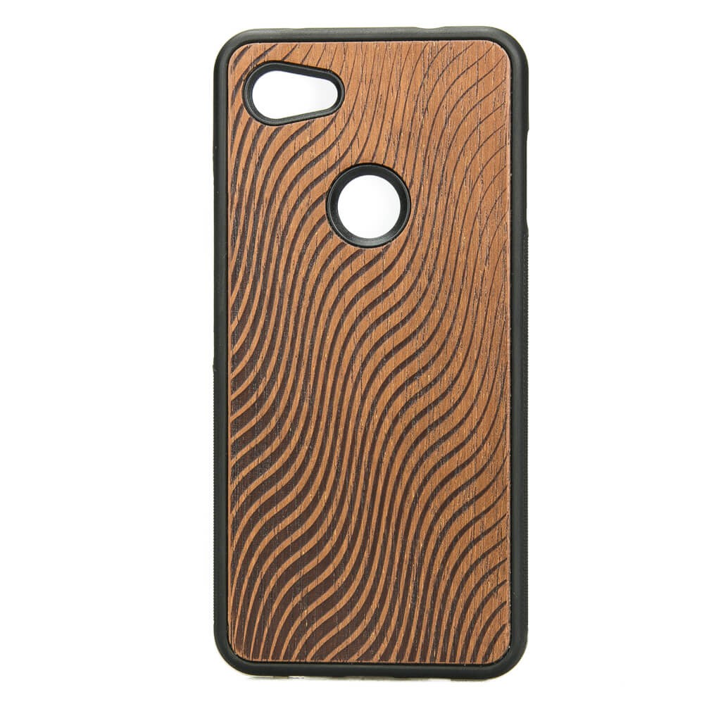 Google Pixel 3A XL Waves Merbau Wood Case