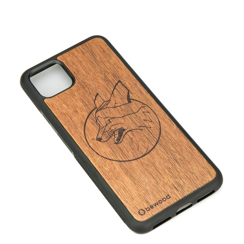 Google Pixel 4 Fox Merbau Wood Case