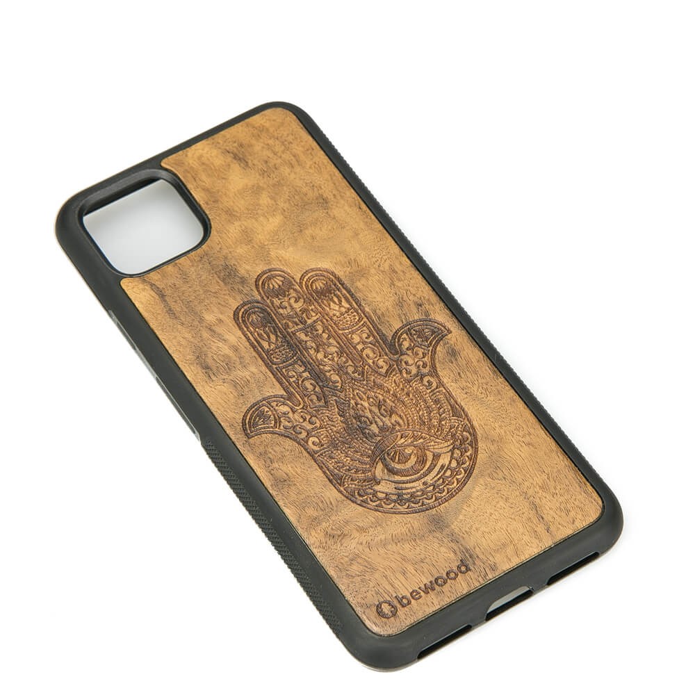 Google Pixel 4XL Hamsa Imbuia Wood Case