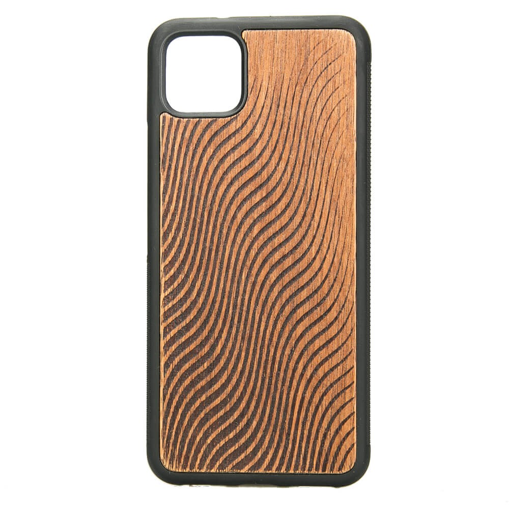 Google Pixel 4XL Waves Merbau Wood Case