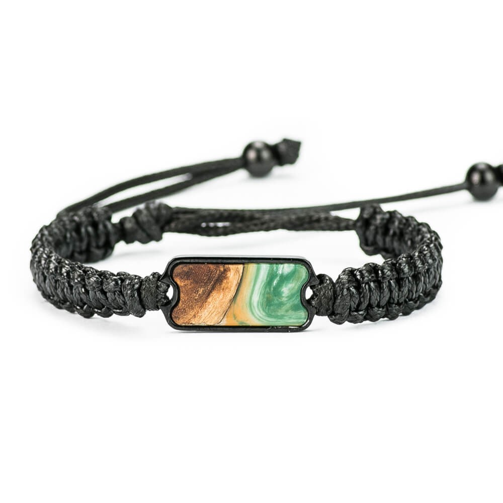 Bracelet Bewood Unique 4 Elements - Water Cotton Black