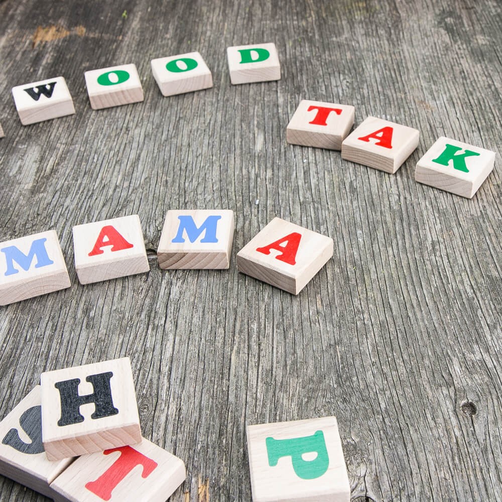 Bewood Wooden Blocks - Educational Letters