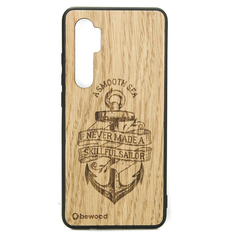 Xiaomi Mi Note 10 Lite Sailor Oak Wood Case