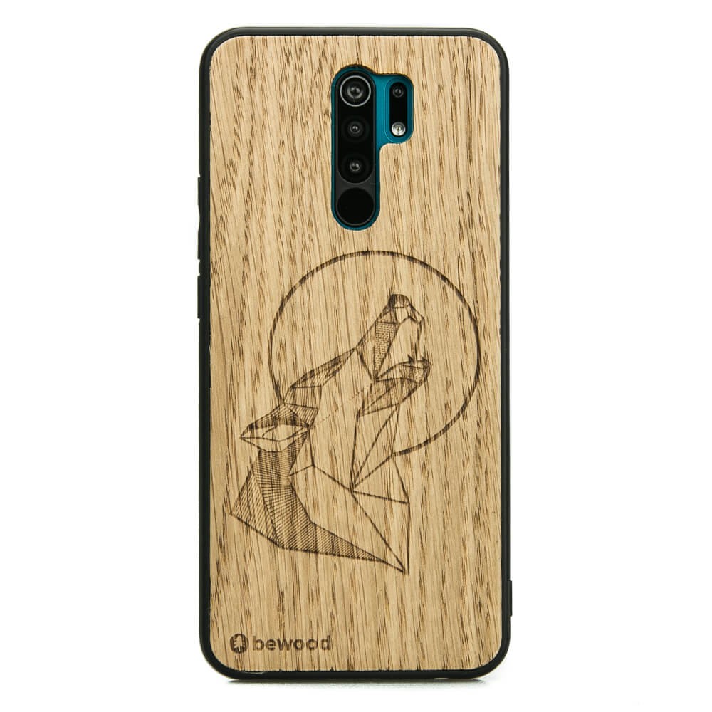 Xiaomi Redmi 9 Wolf Oak Wood Case