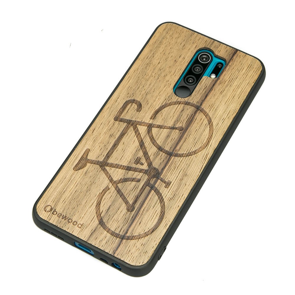 Xiaomi Redmi 9 Bike Frake Wood Case