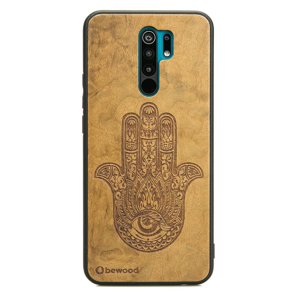 Xiaomi Redmi 9 Hamsa Imbuia Wood Case