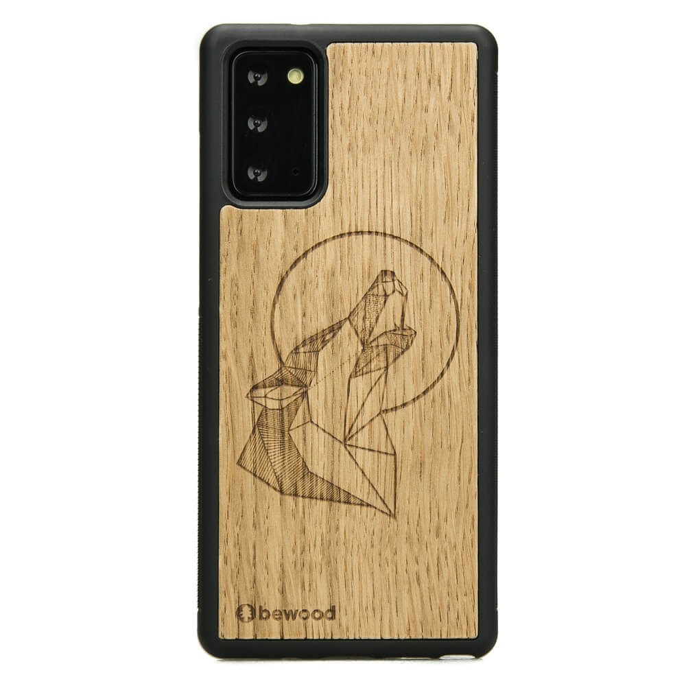 Samsung Galaxy Note 20 Wolf Oak Wood Case