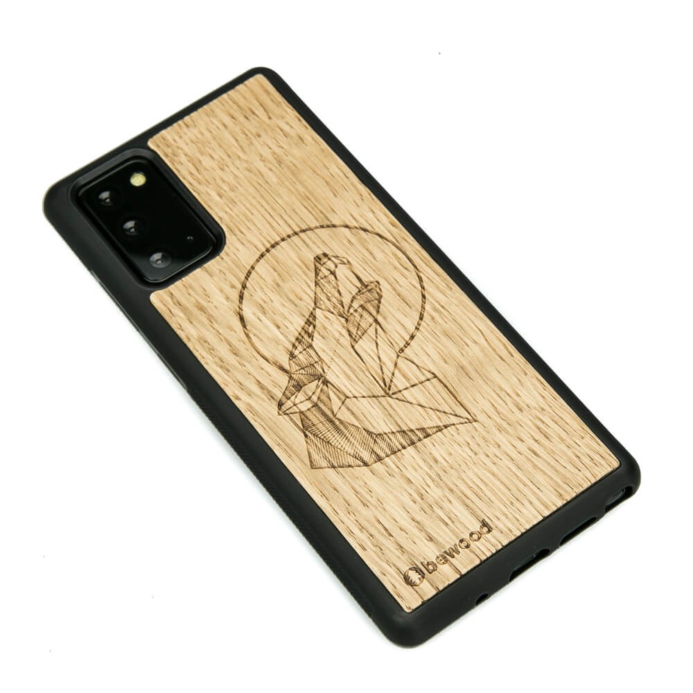 Samsung Galaxy Note 20 Wolf Oak Wood Case