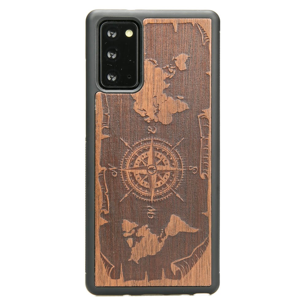 Samsung Galaxy Note 20 Compass Merbau Wood Case