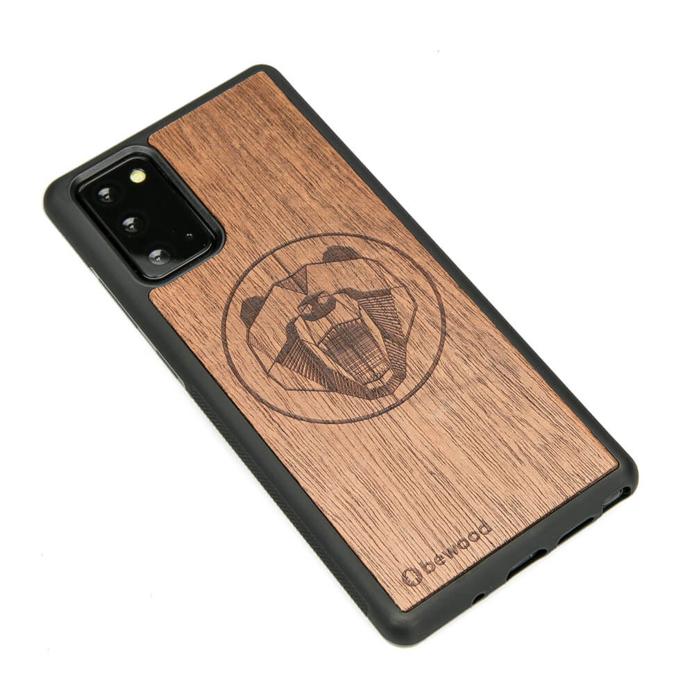 Samsung Galaxy Note 20 Bear Merbau Wood Case