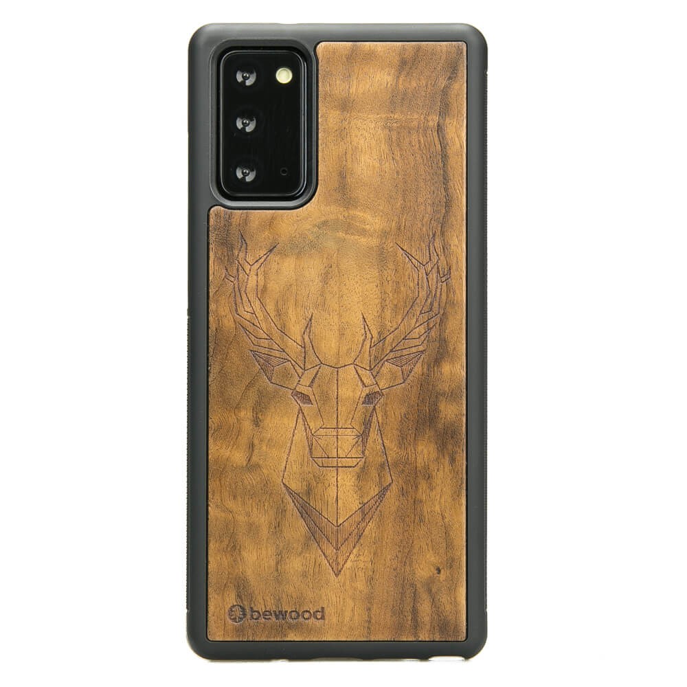 Samsung Galaxy Note 20 Deer Imbuia Wood Case