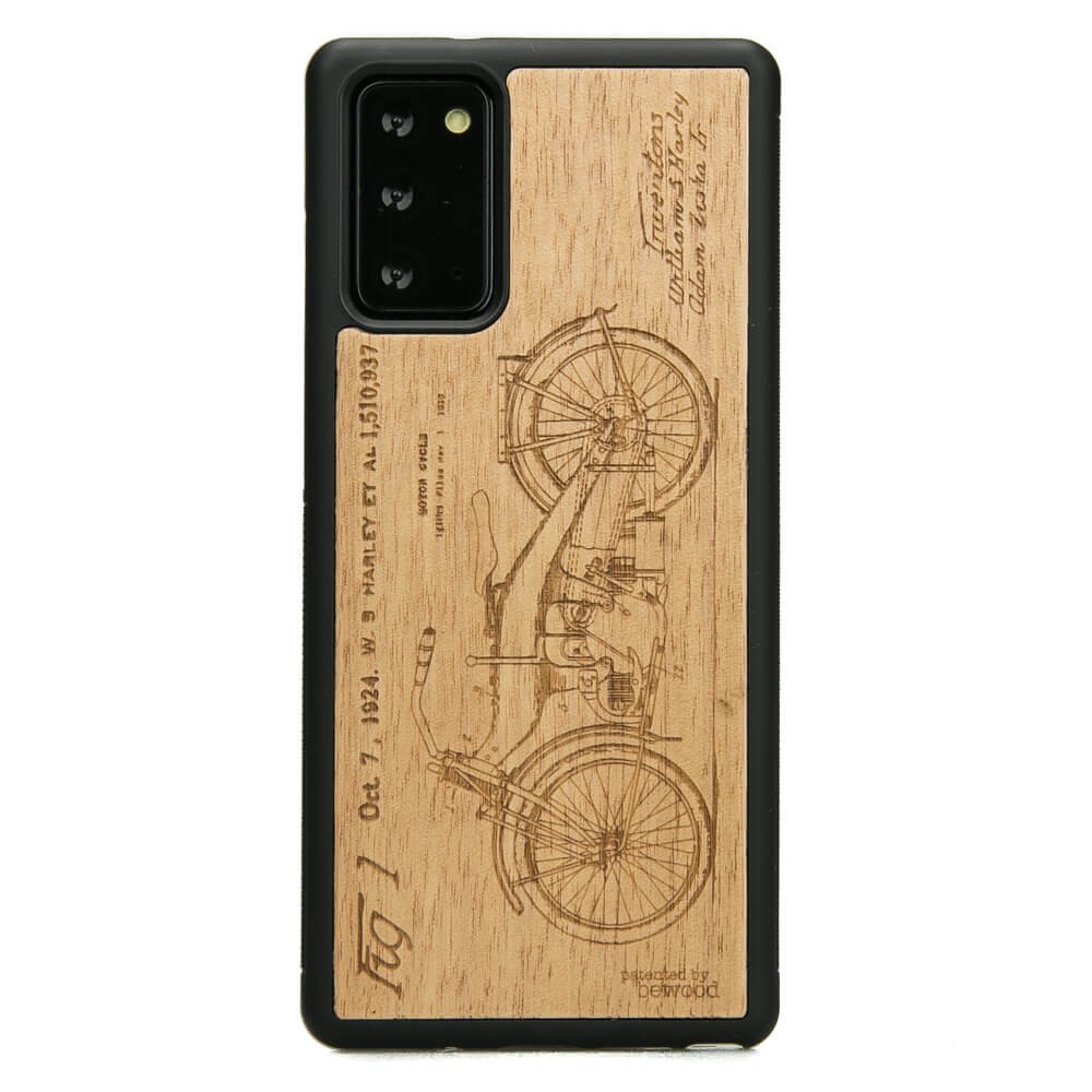 Drewniane Etui na Samsung Galaxy Note 20 HARLEY PATENT ANIEGRE