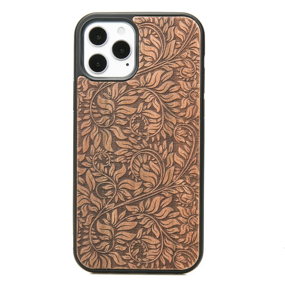 Apple iPhone 12 / 12 Pro Leafs Apple Tree Wood Case
