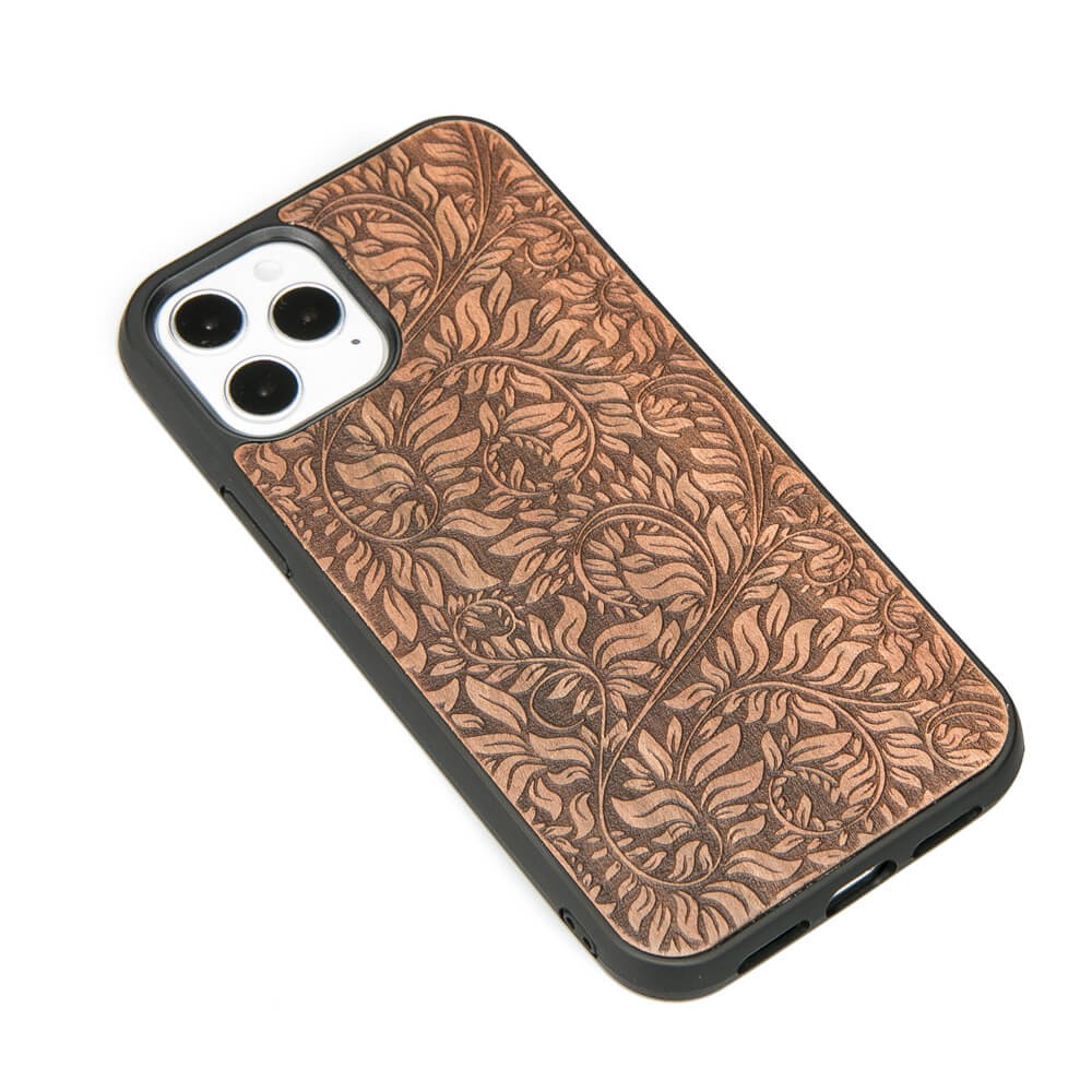 Apple iPhone 12 / 12 Pro Leafs Apple Tree Wood Case