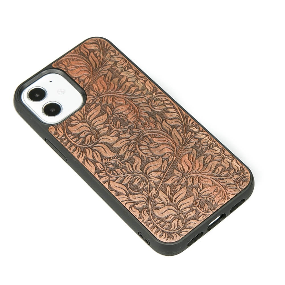 Apple iPhone 12 Mini Leafs Apple Tree Wood Case