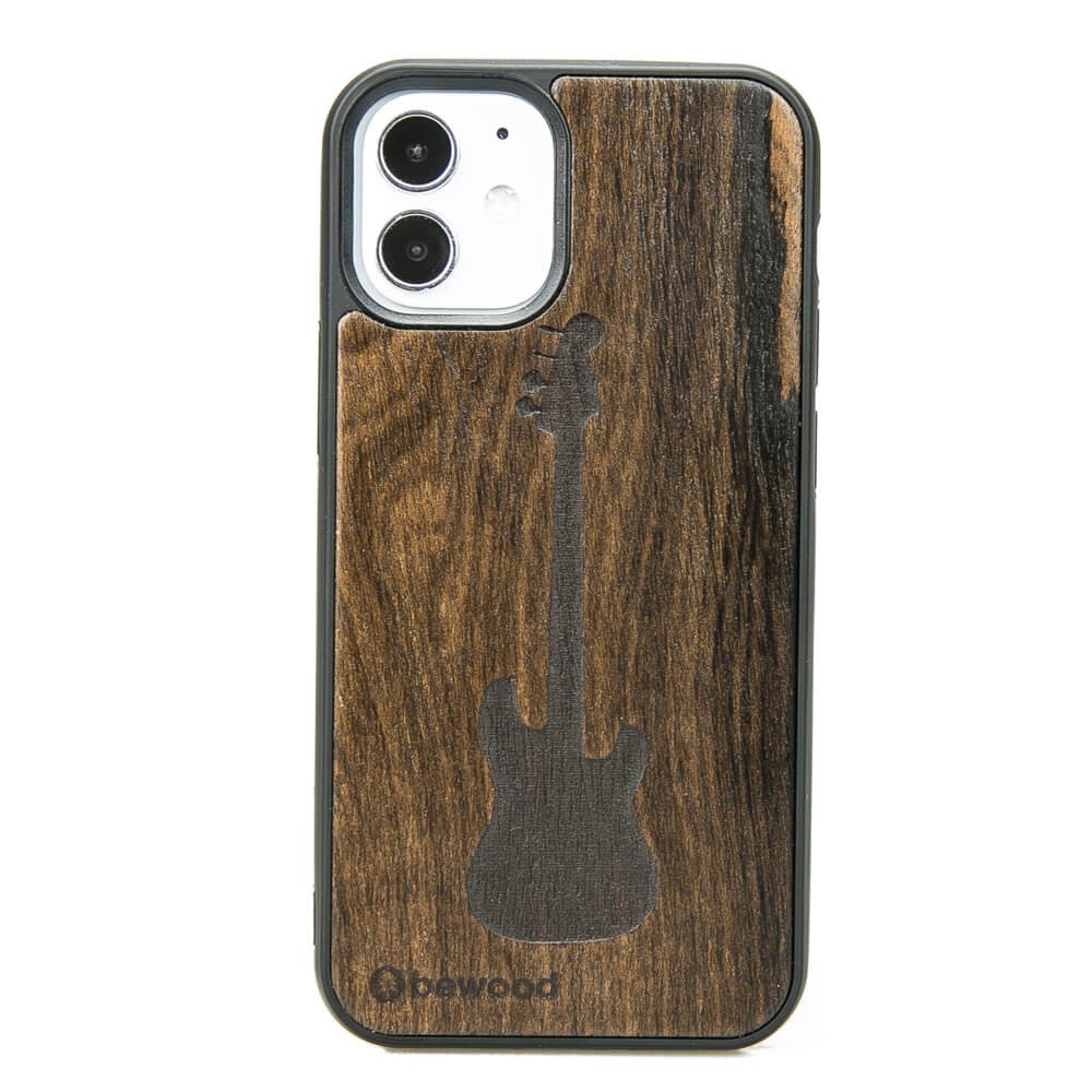 Drewniane Etui na iPhone 12 Mini GITARA ZIRICOTE