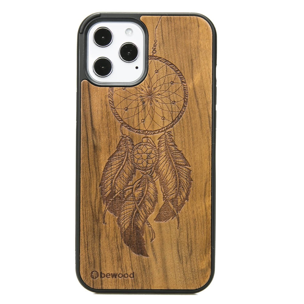 Apple iPhone 12 Pro Max Dreamcatcher Imbuia Wood Case