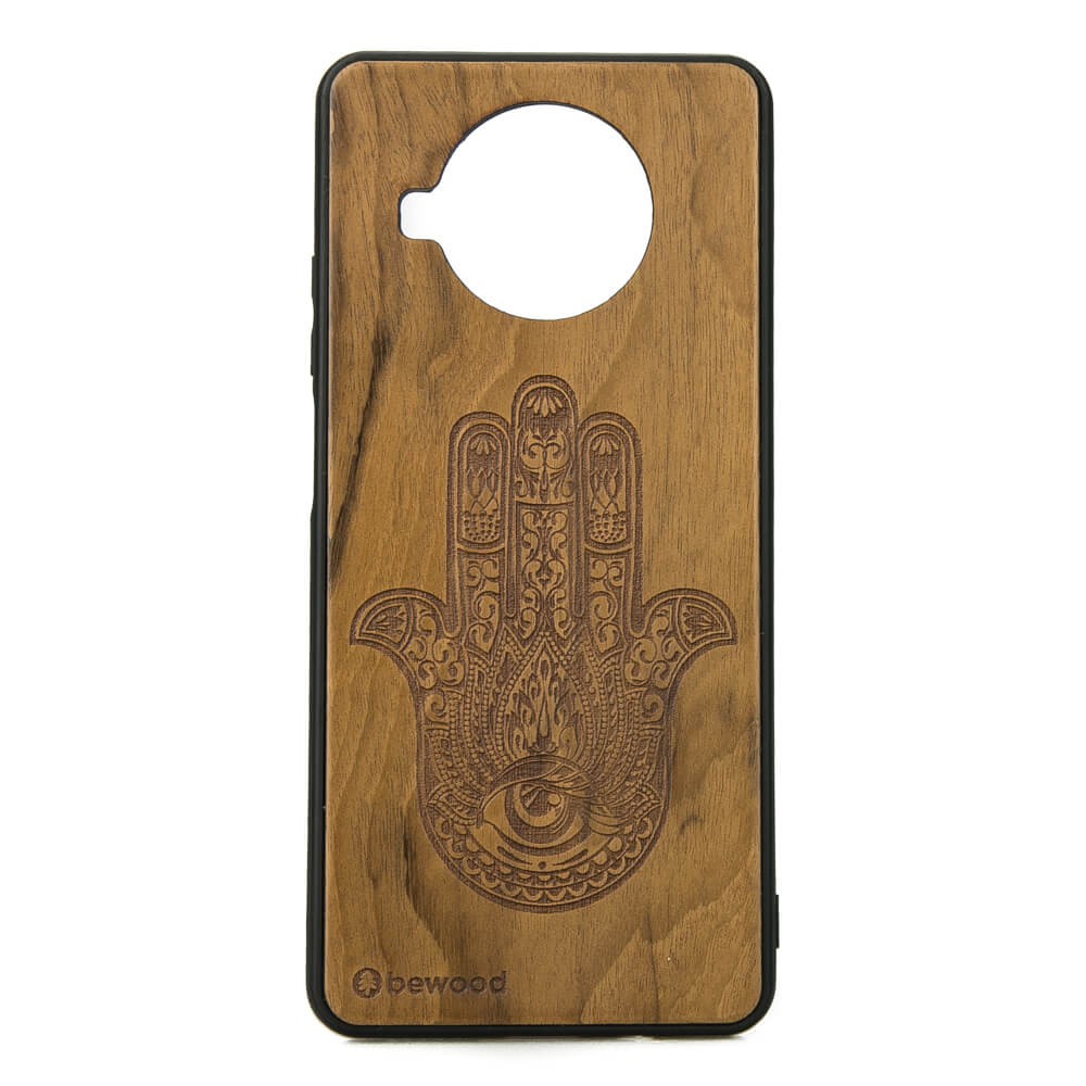 Xiaomi Mi 10T Lite Hamsa Imbuia Wood Case