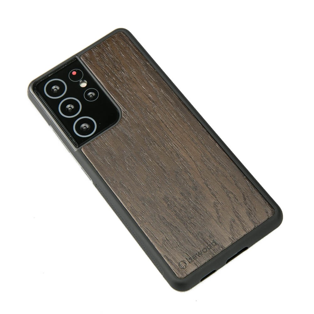 Samsung Galaxy S21 Ultra Smoked Oak Wood Case