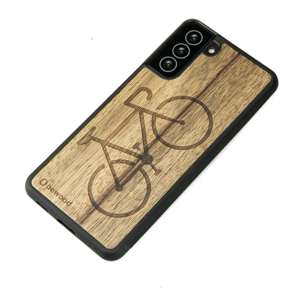 Samsung Galaxy S21 Plus Bike Frake Wood Case (2)